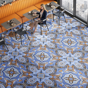 Galicha <b>Carpet</b> Look Porcelain Tiles 2x4ft Gloss Finish Decorative Floor Wall Collection for Modern Interiors - Product Image 1