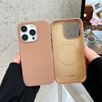 Coque de téléphone portable antichoc en silicone liquide magnétique GS pour iPhone 18 Pro Max/17 Pro 16 15 14 13 12