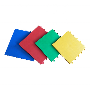 Baldosas <span class=keywords><strong>de</strong></span> Plástico Ecológicas Portátiles y Encajables con Estándar CE para Pistas <span class=keywords><strong>de</strong></span> Patinaje, Bádminton y Campos Deportivos - Product Image 1