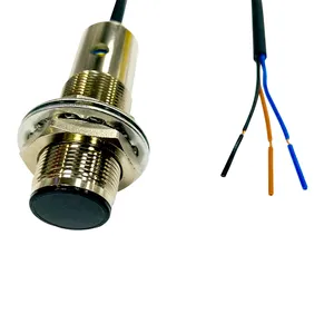 Optical Proximity Sensor Round tube type Proximity switch intelligent sensor 10-30VDC Inductive distance 80MM Plastic case