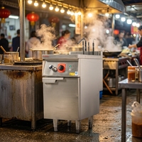 RKMF-P164 Cuiseur à nouilles électrique multi-vitesses réglable, cuisinière à nouilles durable en acier inoxydable