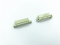 Connecteur Européen 2*10P 220 DIN 41612, 2 Rangées (AB), Femelle à Angle Droit, Mâle Droit