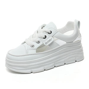 Sandalias casuales versátiles de moda con plataforma alta y suela gruesa transpirable, estilo mocasín hueco, novedad de verano 2026 para mujer - Product Image 5