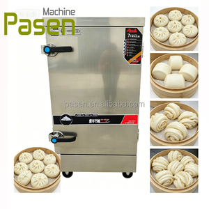 Machine à cuire le riz électrique automatique de bonne qualité à 24 plateaux, machine à cuire le riz, le poisson et le poulet à vendre - Product Image 3