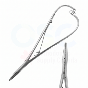 Pinzas de Ortodoncia Dentovos Premium Mathieu, Portaagujas Dentales de Acero Inoxidable 420 con Mango Ergonómico Manual - Product Image 3