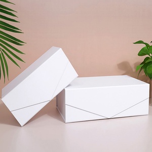 Premium Custom logo Luxury <b>Large</b> Matte Rigid Paper Cardboard Black Foldable Empty Magnetic Folding Closure Gift <b>Box</b> Packaging - Product Image 2