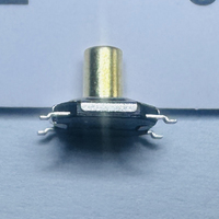 TS51A-040C-G6.4  Sakelar Taktil Profil Rendah Tombol Kuningan 260gf Tipe SMD Tinggi 4mm