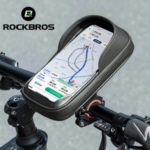 ROCKBROS Fahrrad-Handyhalterung Wasserdichte Tasche Touchscreen-Handytasche Fahrrad-Lenkerhalterung Tasche - Product Image 2