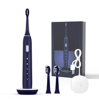 Cepillo de Dientes Eléctrico YBK Y1 Recargable, Cepillo de Dientes Sónico Oscilante Inteligente de Viaje para Adultos, Ultrasónico, Resistente al Agua IPX7