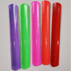 Fluo สร้อยข้อมือตบเพื่อความปลอดภัยสีเหลืองสะท้อนแสงสำหรับโปรโมชัน - Product Image 5