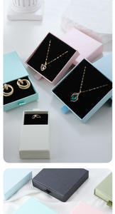 Cajas de Embalaje para Joyería Personalizadas, Ecológicas, para Anillos, Pendientes, Collares, Pulseras, Caja de Papel con Cajón para Joyería - Product Image 5