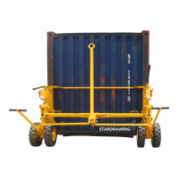 Camion porte-conteneurs autochargeur SS, roues pour conteneurs ISO