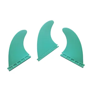 Preço de fábrica melhorar tri conjunto G5 prancha de surf barbatanas de plástico de barbatana única