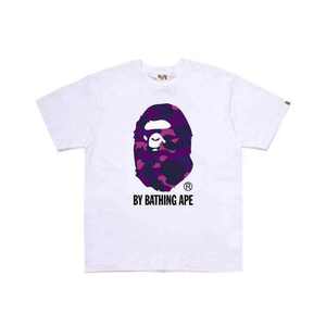 T-shirt da uomo di alta qualità 1:1 con stampa lettering, modello 2025, di design alla moda, con stampa Bapees, di tendenza - Product Image 6