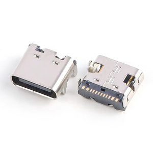 USB 3.1タイプC 16ピンメスコネクタ水平タイプSMT取り付け高速充電用USBコネクタ - Product Image 3