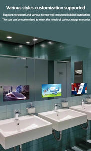 เครื่องโฆษณากระจกอัจฉริยะขนาด21.5นิ้วกระจกสำหรับออกกำลังกายในห้องน้ำกระจกมหัศจรรย์สำหรับทีวี - Product Image 4