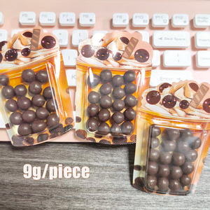 Bonbons en gros : Billes de chocolat croustillantes Maltesers saveur fraise et cacao, en forme de tasses de thé au lait, friandises en grains de chocolat - Product Image 3