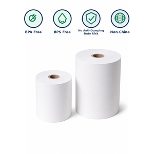 Rollo de Papel Térmico para Recibos de 3-1/8" x 230', 48gsm, para Cajas Registradoras POS, Venta al Por Mayor de Fábrica - Product Image 1