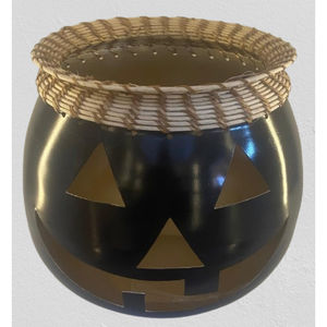 Farol Decorativo Vintage de Hierro y Ratán para el Hogar, Precio de Mayoreo, Mejor Calidad, Colección - Product Image 1