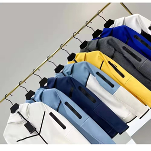 Kinh Điển Tốt Nhất Bán Nhà Thiết Kế Theo Dõi Phù Hợp Với Bóng Đá Người Đàn Ông Tracksuits Công Nghệ Lông Cừu Zip Đồng Bằng Chạy Bộ Phù Hợp Với Người Đàn Ông Tracksuit Người Đàn Ông Hoodies - Product Image 3