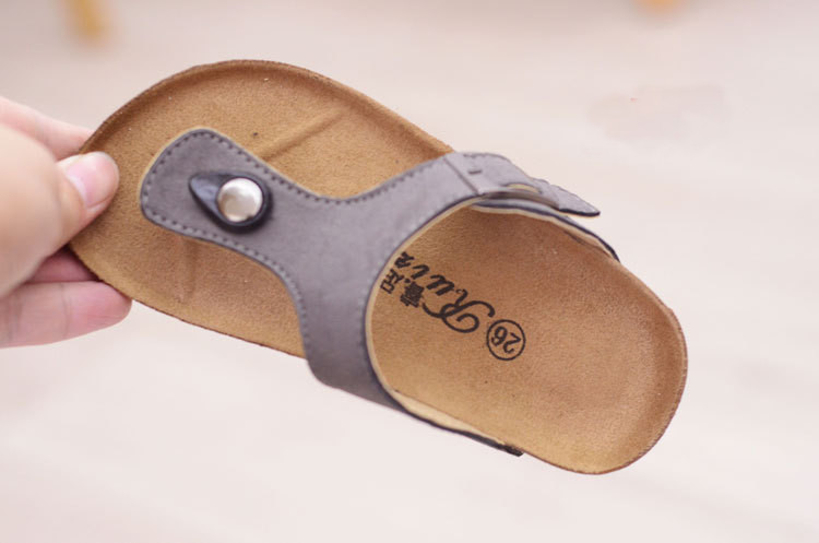 2021 Children Cork Slippers Fashion Summer Slides Sandals Anti-slip Casual Kids Shoes