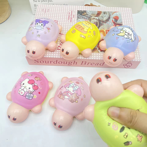 Cute Turtle <b>Squishy</b> Toys with Sanrio Characters Soft TPE Stress Relief Fidget Toys for Kids Unisex 2 to 4 Years - Product Image 5