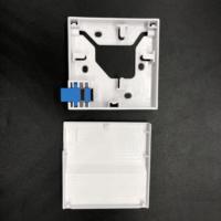 Indoor FTTH SC fiber optic faceplate fiber mini terminal box 1 core roseta box