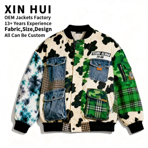 Veste d'hiver pour homme avec poches en jean, service OEM en gros, étiquette privée personnalisée, 2026 - Product Image 1