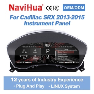 Navihua <b>Digital</b> Cluster <b>for</b> Cadillac SRX 2013-2015 <b>Car</b> <b>Digital</b> <b>Speedometer</b> Dashboard Panel LCD Instrument Cluster Linux System - Product Image 1