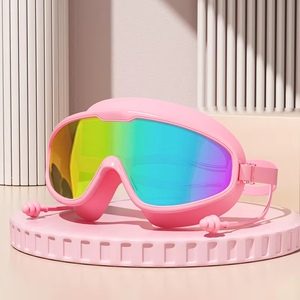 Masque de natation HD grand angle anti-buée et anti-UV pour adultes, grande monture avec garantie anti-fuite - Product Image 3