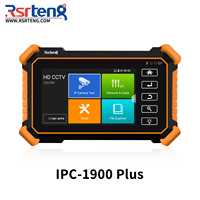 Testeur de caméra CCTV/IP Rsrteng IPC-1900 Plus 4 pouces avec résolution 8K, outils réseau POE et WiFi
