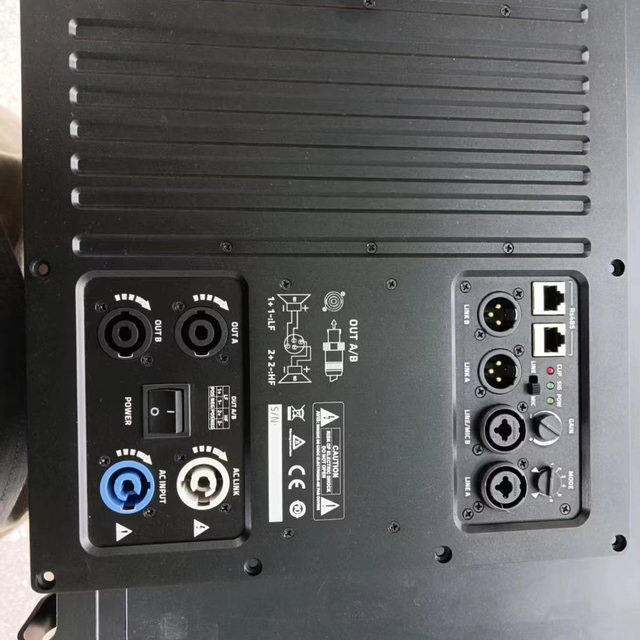 3 Way 2000w DSP Class D Switch Supply Active Power Amplifier Module Hifi for Speaker Full Frequency Bass Subwoofer