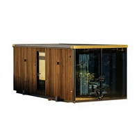 Villa Modulaire en Acier Léger, Hôtel-Gaston hôtelier Miroir, Maison Préfabriquée Entièrement Meublée, Structure en Acier Léger Mobile GS