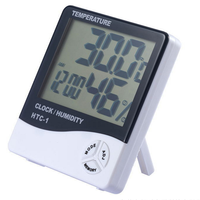 Thermomètre hygromètre numérique électronique HTC-1 pour mesurer la température et l'humidité intérieure et extérieure pour élevage de volailles
