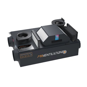 Ventilation à récupération de chaleur <span class=keywords><strong>VMC</strong></span> double flux en acier galvanisé 250m³/h 147cfm, économe en énergie, rentable, écologique pour les espaces de vie en parc - Product Image 5