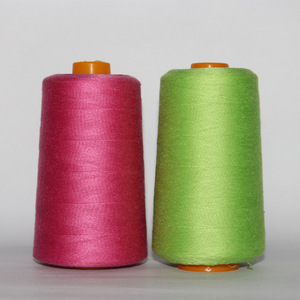 ด้ายเย็บผ้าโพลีเอสเตอร์ 603 สีขาวและสีแดงเบอร์กันดี สำหรับเสื้อผ้าเครื่องแต่งกาย อุตสาหกรรมสิ่งทอในบ้าน เป็นมิตรกับสิ่งแวดล้อม - Product Image 3