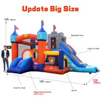 Château gonflable de qualité commerciale pour adultes, parcours d'obstacles gonflable, jeu de fête dans la cour, château gonflable pour location commerciale