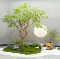 Magnifique Arbre d'Érable Artificiel Naturel Fait Main Durable Écologique Résistant aux UV Imperméable Taille Personnalisée Noël Nouvel An