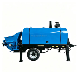 Bomba de Hormigón Estacionaria de 45kW y 12MPa, Bomba de Transporte de Hormigón de Piedra Fina de 18-20m³/h con Alcance Horizontal de 400m y Vertical de 100-150m - Product Image 2