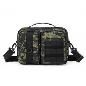 Tactical Camouflage Bag With Detachable Strap Large Capacity Outdoor Shoulder Bag For Fishing And Commuting - Product Image 1