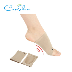 Silicone Đàn Hồi <span class=keywords><strong>Bandage</strong></span> Arch Hỗ Trợ Nén Tay Chân Phẳng Plantar Fasciitis Arch Sleeve Sock Với Gel Đệm Sebs - Product Image 3