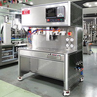 Machine de remplissage semi-automatique LIENM pour crèmes et gels cosmétiques, avec motifs 3D perlés et pailletés