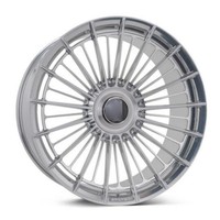 Jantes forgées OEM sur mesure, usinées, argentées, à rayons multiples, concaves profondes, 19-22 pouces, PCD ET personnalisés pour la construction de voitures classiques