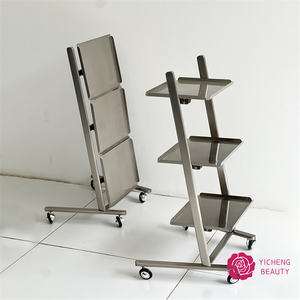Yicheng Beauté Super Qualité Salon <span class=keywords><strong>Chariot</strong></span> <span class=keywords><strong>Chariot</strong></span> Roues Roulantes <span class=keywords><strong>Coiffure</strong></span> Barber Utilisé <span class=keywords><strong>Chariot</strong></span> De Stockage De <span class=keywords><strong>Chariot</strong></span> de Chine - Product Image 5
