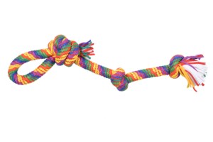 All'ingrosso della fabbrica resistente al morso corda intrecciata giocattolo interattivo per animali domestici giocattoli di colore arcobaleno corda per cani di grandi dimensioni - Product Image 2