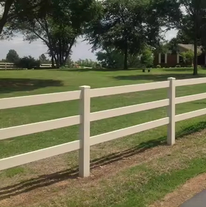 Bán Buôn 3 Đường Ray PVC Ngựa Hàng Rào Trang Trại Hàng Rào Với Cổng Cho Cuộc Đua Tất nhiên - Product Image 6