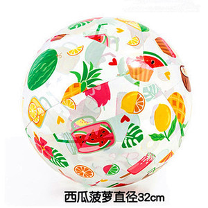 <b>Inflatable</b> Beach Ball Water Toy For Kids 32cm Diameter With Fruit Pattern <b>Floating</b> Buoy Swimming Pool Playtoy - Product Image 1