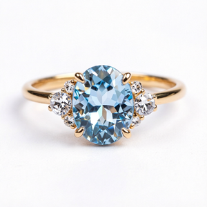 Anillo Solitario Minimalista con Moissanita Corte Pera VVS D GRA 5*8mm, Engaste de Garras, Plata 925, Baño de Oro 18K, Antideslustre, para Uso Diario - Product Image 1
