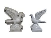 Beton Dökümü ABS Plastik Yüksek Hassasiyetli 3D Kalıp Dış Mekan Dekorasyonu Erkek Aslan Dişi Rüzgar Su Balonu Barış Güvercini Tasarımları
