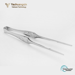 Pinces à nourriture en acier inoxydable, outils de cuisine au design moderne pour le camping, utilisation en plein air, pour adultes, toutes saisons - Product Image 4